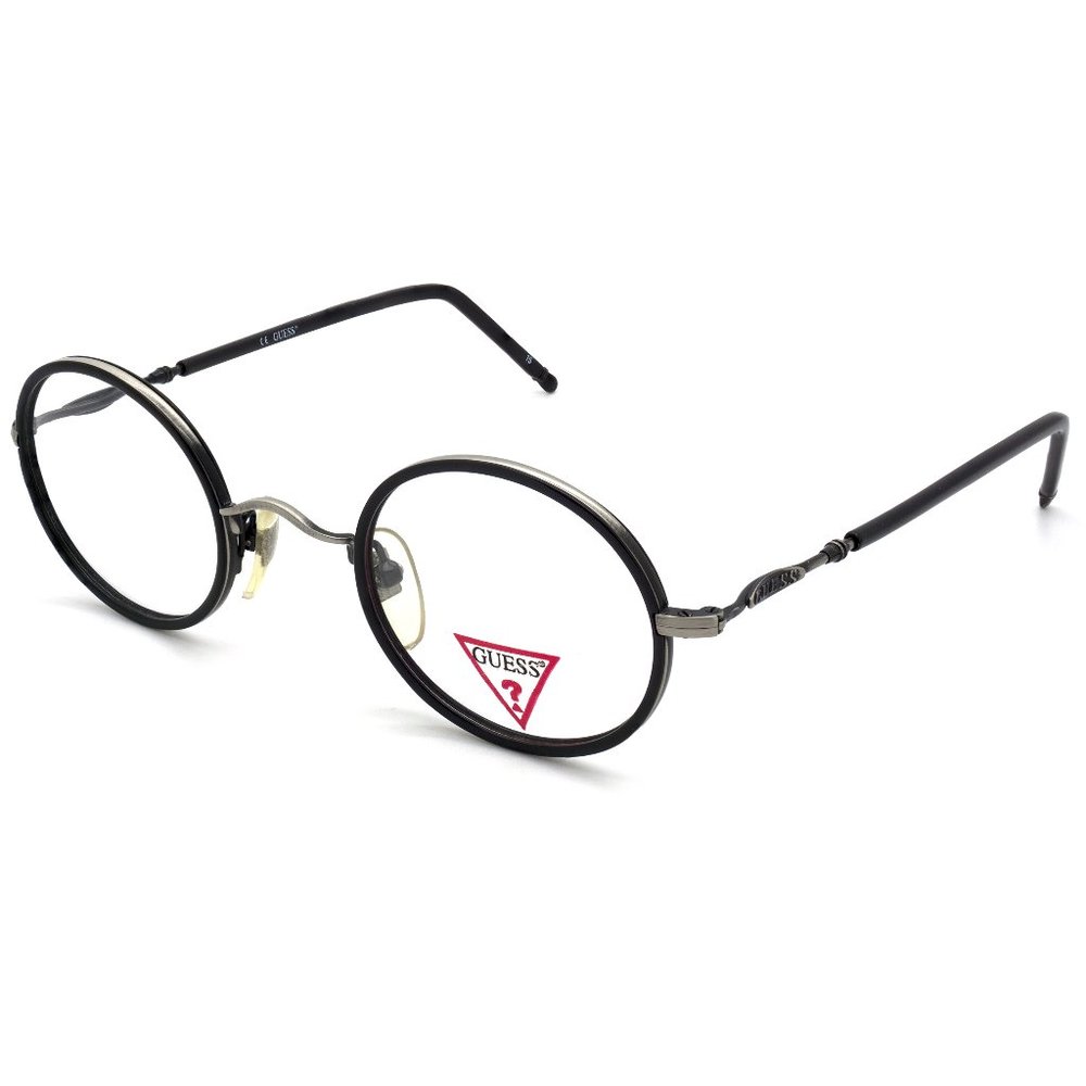 Round vintage eyeglasses by Guess, Italy